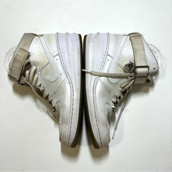 Nike Lunar Force 1 Sky Premium High Top Sneakers in White Women’s 8.5 654850-101 - Picture 7 of 13
